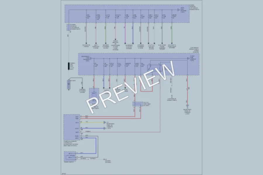 2013 Toyota Sienna Power Distribution wiring diagram preview