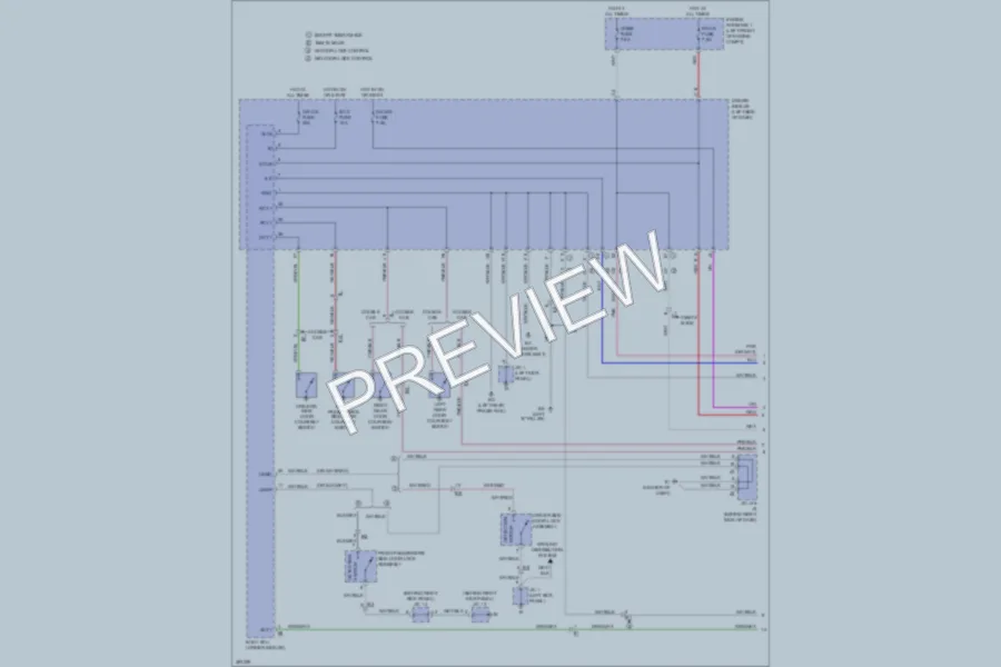 2013 Toyota Tacoma Interior Lights wiring diagram preview