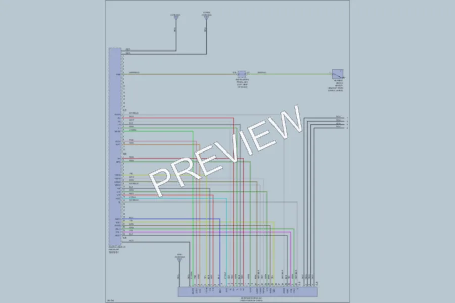 2013 Toyota Tacoma Navigation wiring diagram preview