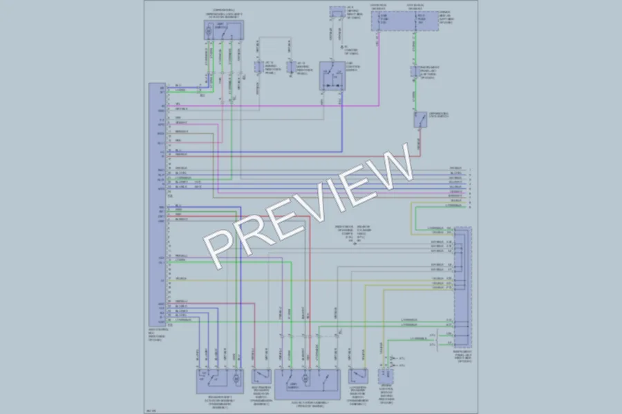 2013 Toyota Tacoma Transmission wiring diagram preview