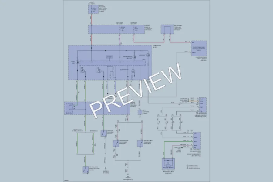 2013 Toyota Tacoma Warning Systems wiring diagram preview
