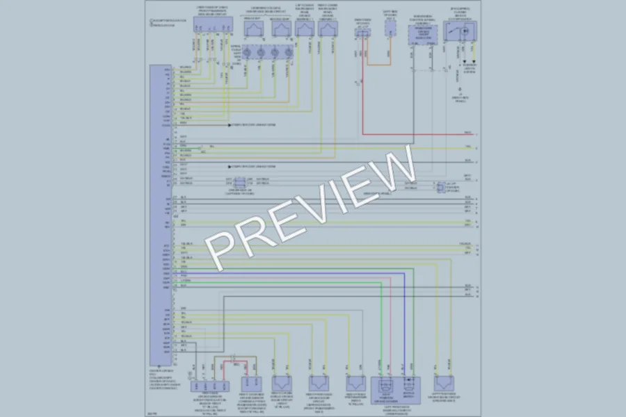 2013 Toyota Tundra Supplemental Restraints wiring diagram preview