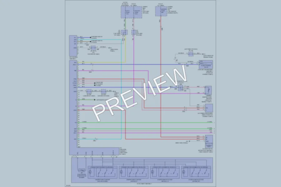 2013 Toyota Venza Air Conditioning wiring diagram preview