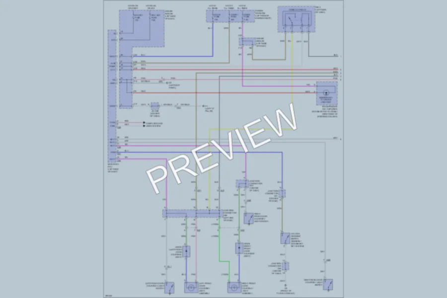 2013 Toyota Venza Interior Lights wiring diagram preview