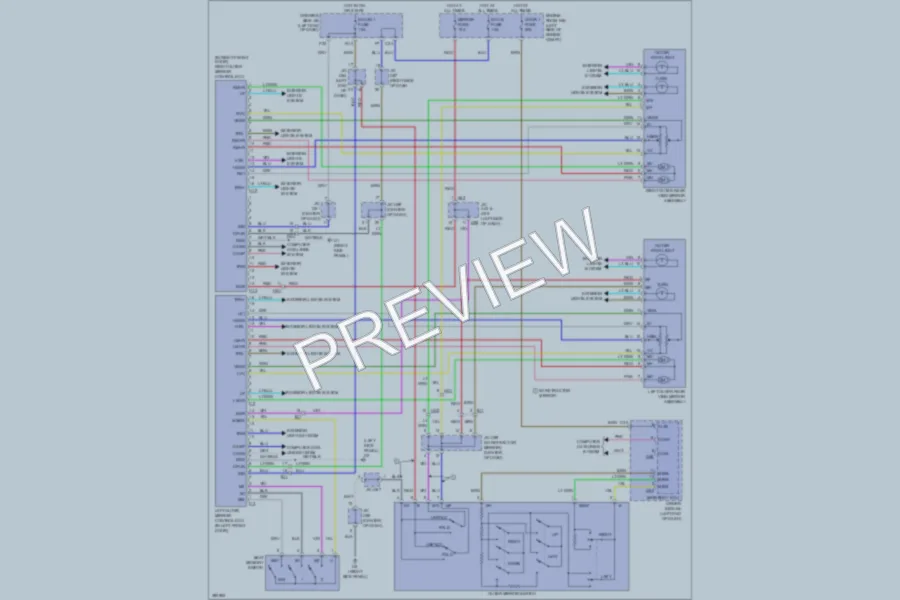 2013 Toyota Venza Memory Systems wiring diagram preview