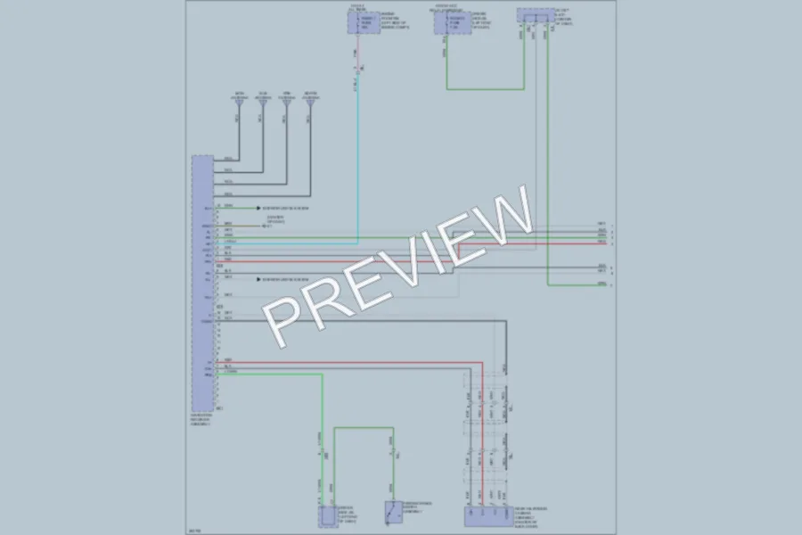 2013 Toyota Venza Navigation wiring diagram preview