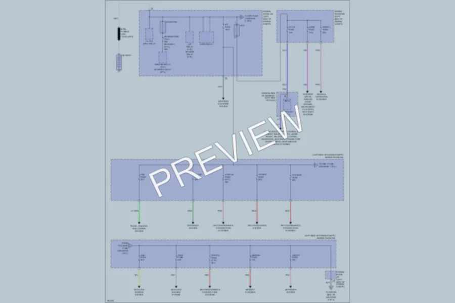 2013 Toyota Venza Power Distribution wiring diagram preview