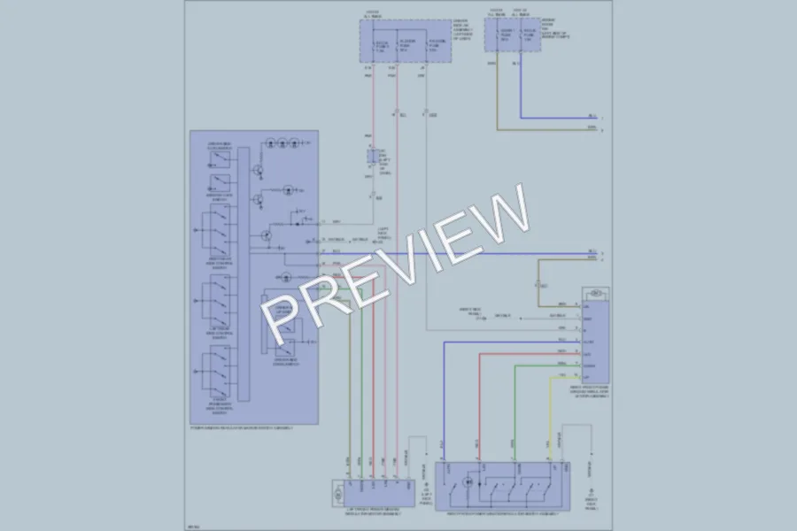 2013 Toyota Venza Power Windows wiring diagram preview