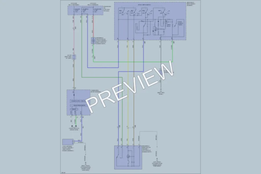 2013 Toyota Venza Wiper Washer wiring diagram preview