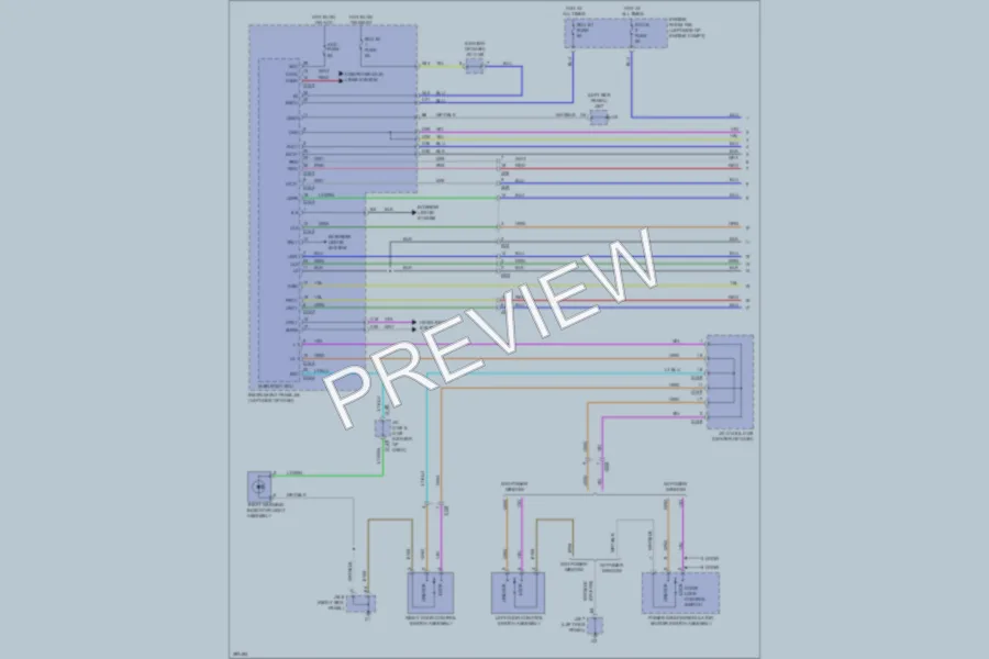 2013 Toyota Yaris Anti Theft wiring diagram preview