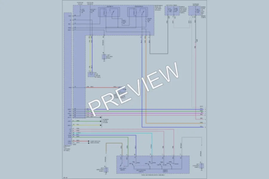 2013 Toyota Yaris Headlights wiring diagram preview