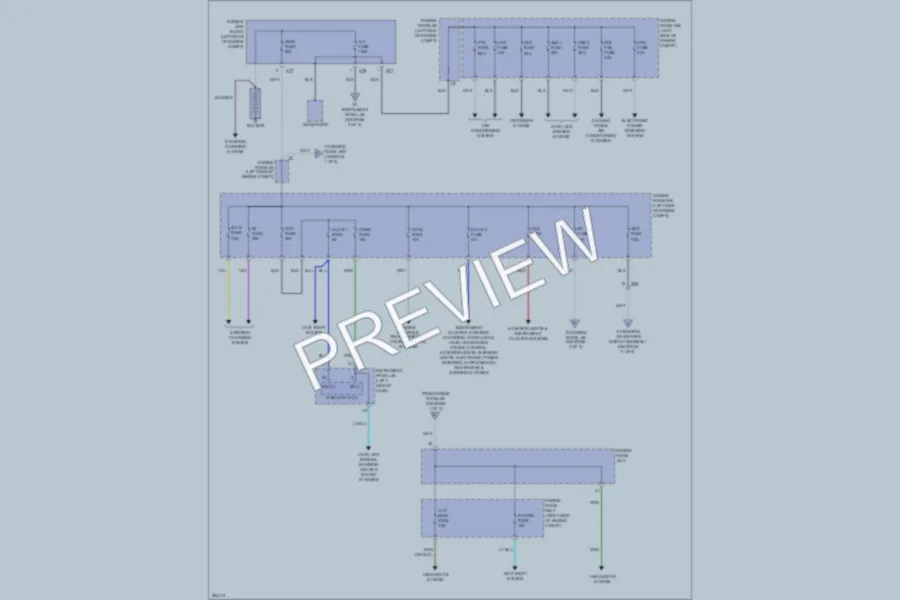 2013 Toyota Yaris Power Distribution wiring diagram preview