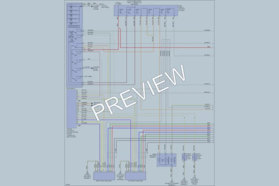 2013 Volkswagen Beetle Headlights wiring diagram preview