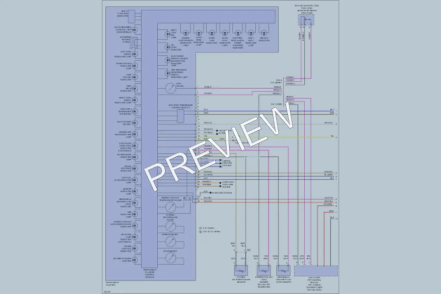 2013 Volkswagen Beetle Instrument Cluster wiring diagram preview