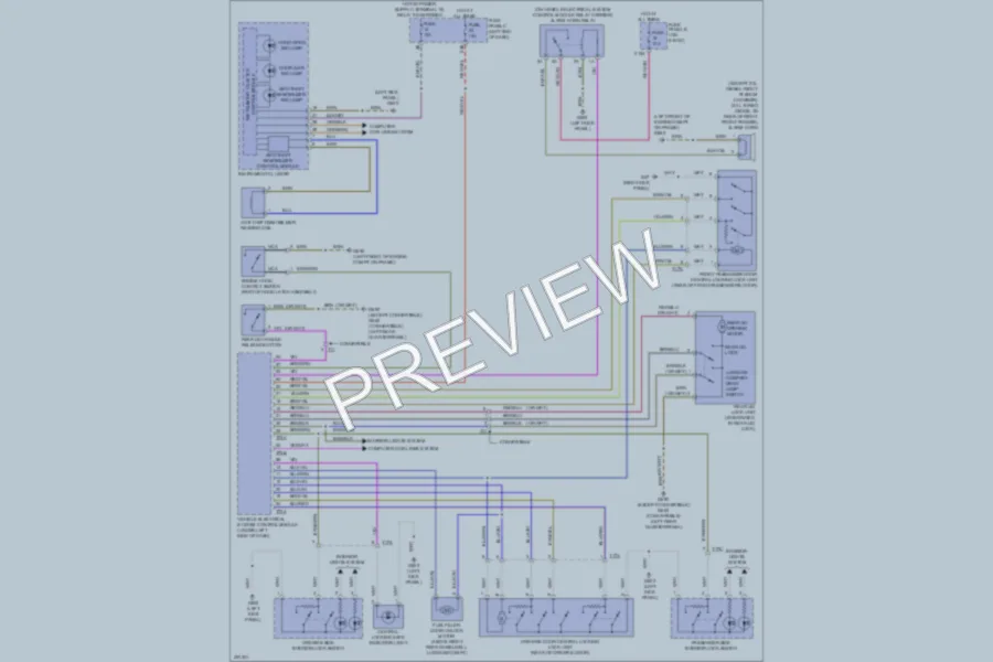 2013 Volkswagen Beetle Power Door Locks wiring diagram preview