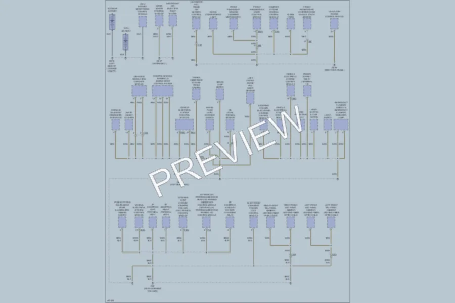 2013 Volkswagen CC Ground Distribution wiring diagram preview