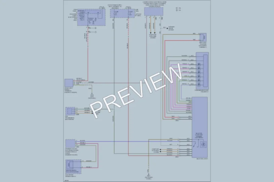 2013 Volkswagen CC Shift Interlock wiring diagram preview