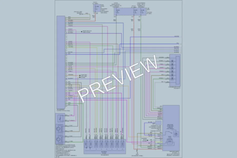 2013 Volkswagen CC Transmission wiring diagram preview