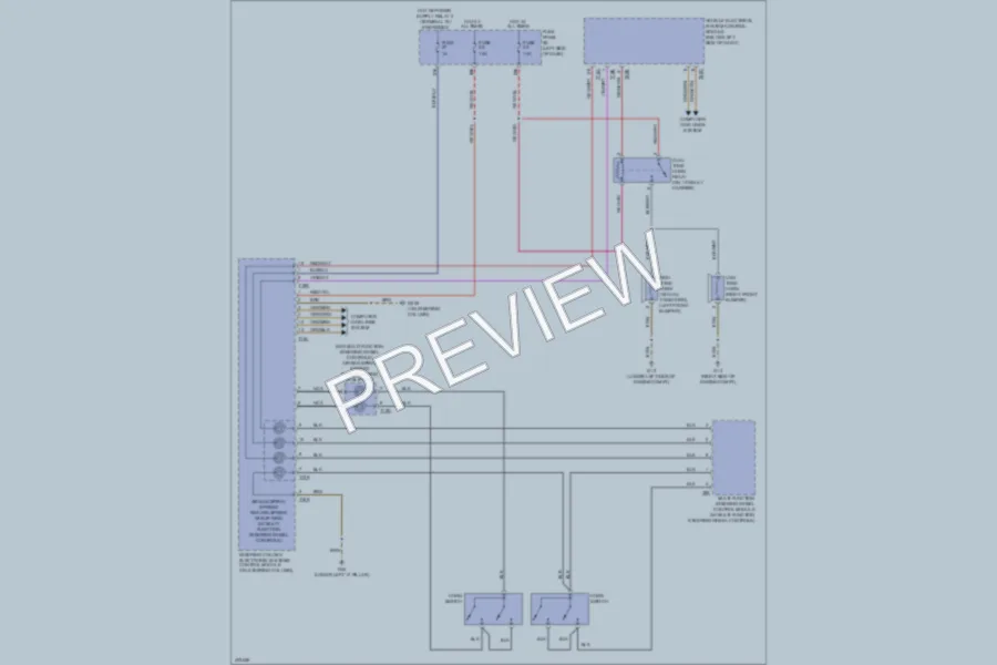2013 Volkswagen 4D Sedan Horn wiring diagram preview