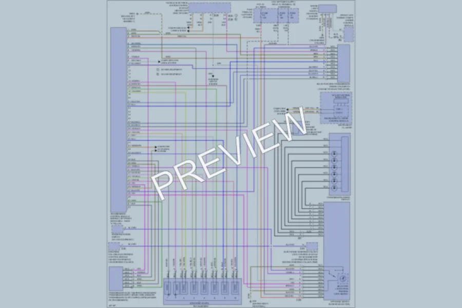 2013 Volkswagen 4D Sedan Transmission wiring diagram preview