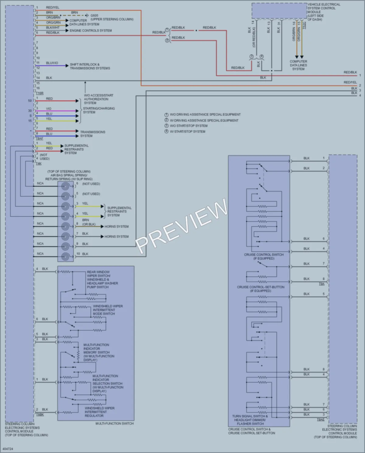 2013 Volkswagen Golf Body Control Modules wiring diagram preview