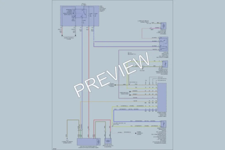 2013 Volkswagen 4D Sedan Cooling Fan wiring diagram preview