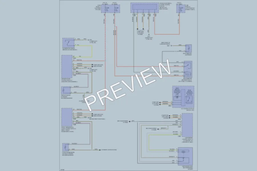 2013 Volkswagen 4D Sedan Defoggers wiring diagram preview
