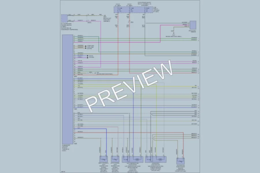 2013 Volkswagen 4D Sedan Air Conditioning wiring diagram preview
