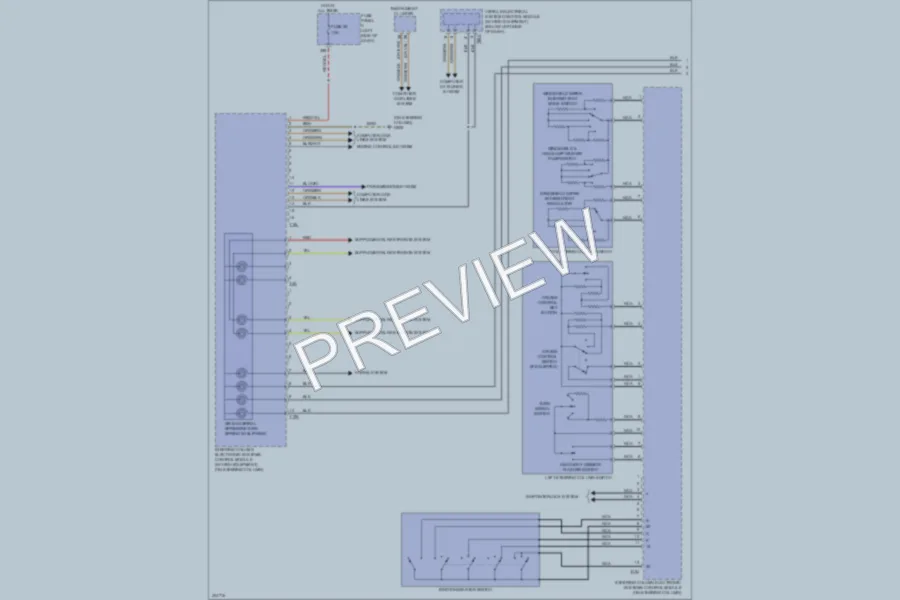 2013 Volkswagen 4D Sedan Body Control Modules wiring diagram preview