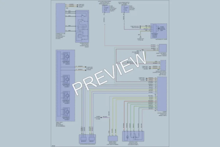 2013 Volkswagen 4D Sedan Cruise Control wiring diagram preview