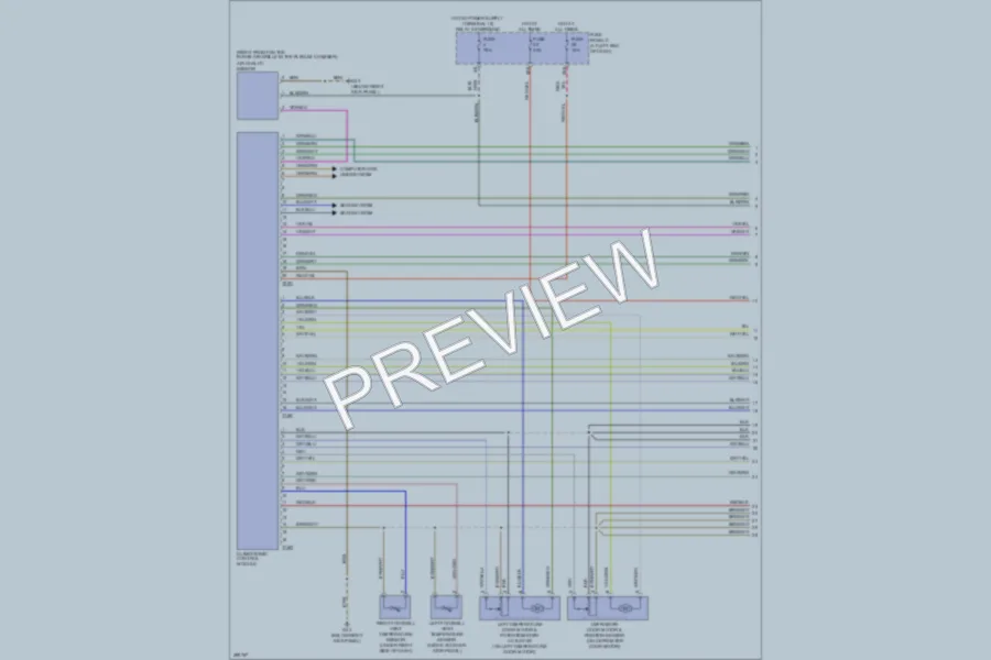 2013 Volkswagen Passat Air Conditioning wiring diagram preview