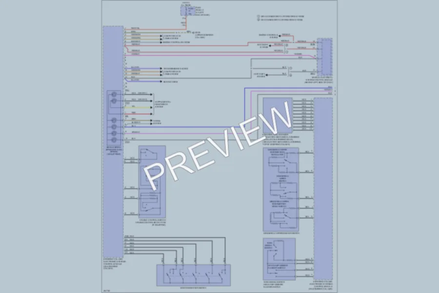 2013 Volkswagen Passat Body Control Modules wiring diagram preview