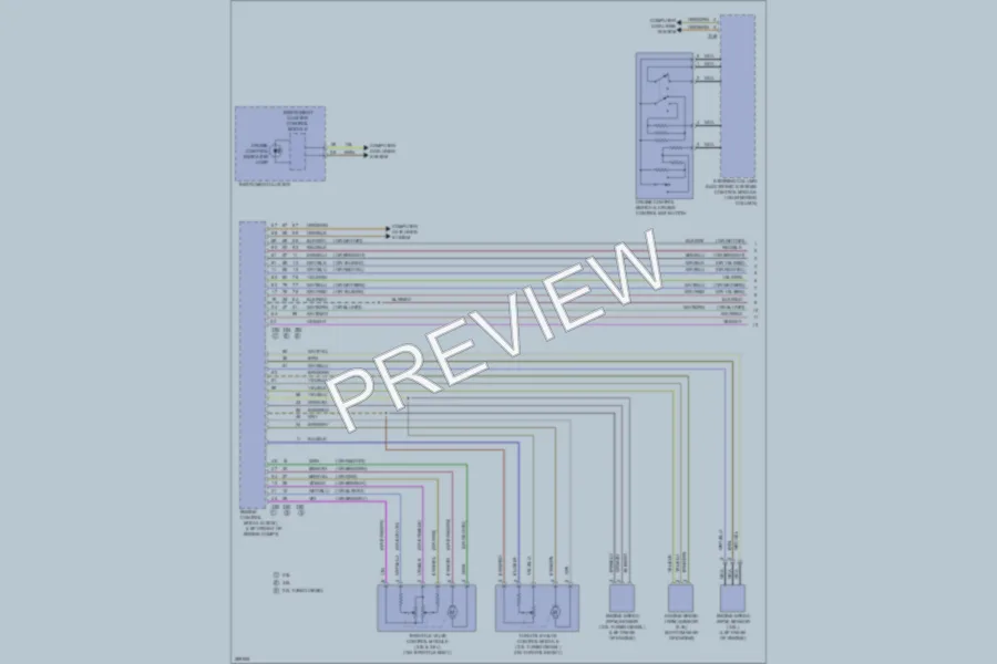2013 Volkswagen Passat Cruise Control wiring diagram preview