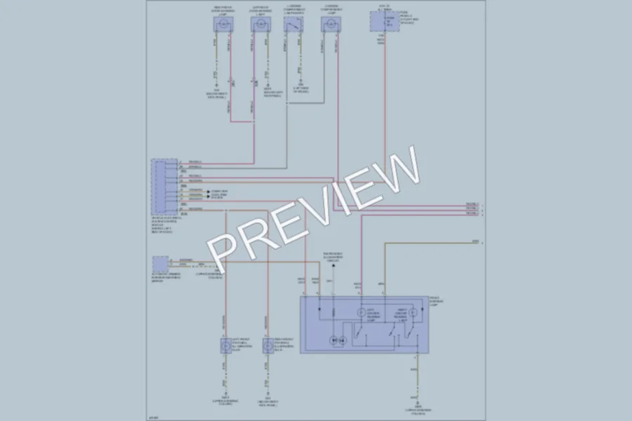 2013 Volkswagen Passat Interior Lights wiring diagram preview
