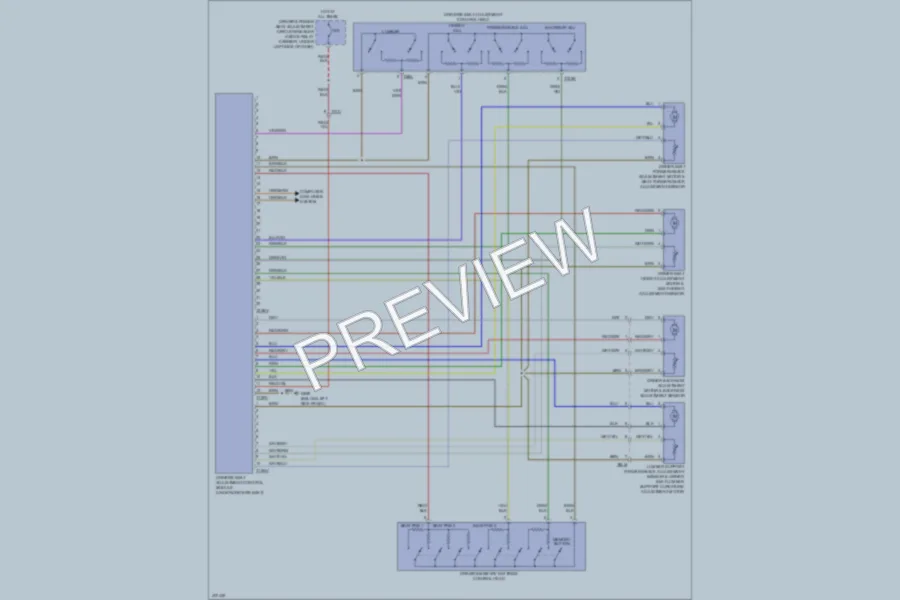 2013 Volkswagen Passat Memory Systems wiring diagram preview