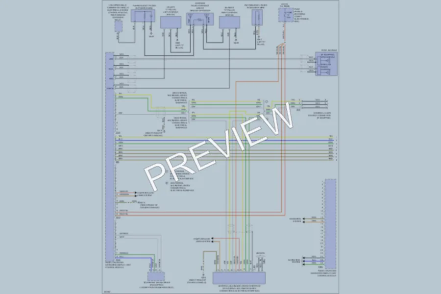 2013 Volkswagen Passat Navigation wiring diagram preview