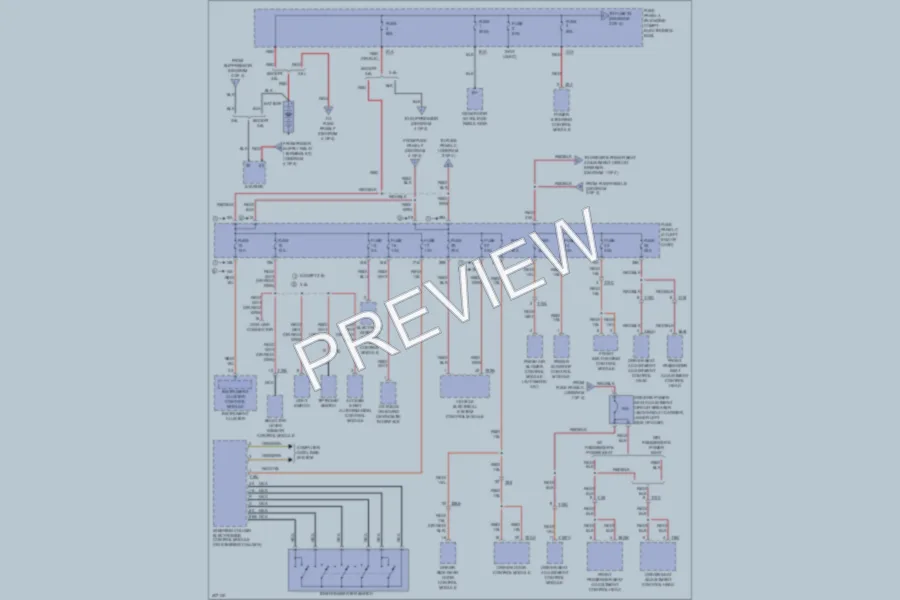 2013 Volkswagen Passat Power Distribution wiring diagram preview