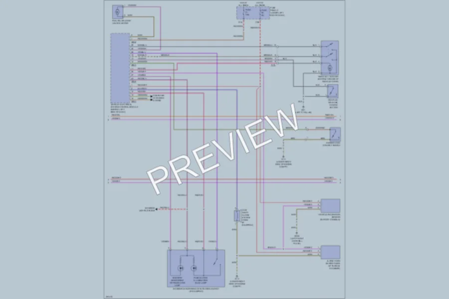 2013 Volkswagen Tiguan Anti Theft wiring diagram preview
