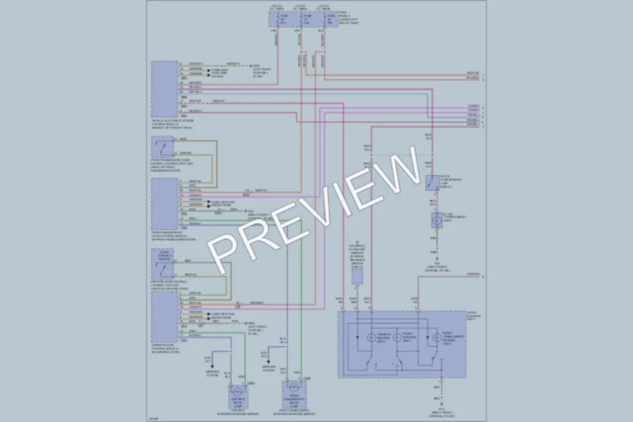 2013 Volkswagen Tiguan Interior Lights wiring diagram preview