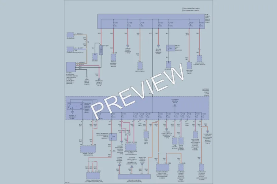 2013 Volkswagen Tiguan Power Distribution wiring diagram preview