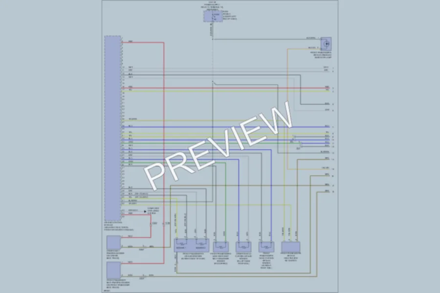 2013 Volkswagen Tiguan Supplemental Restraints wiring diagram preview