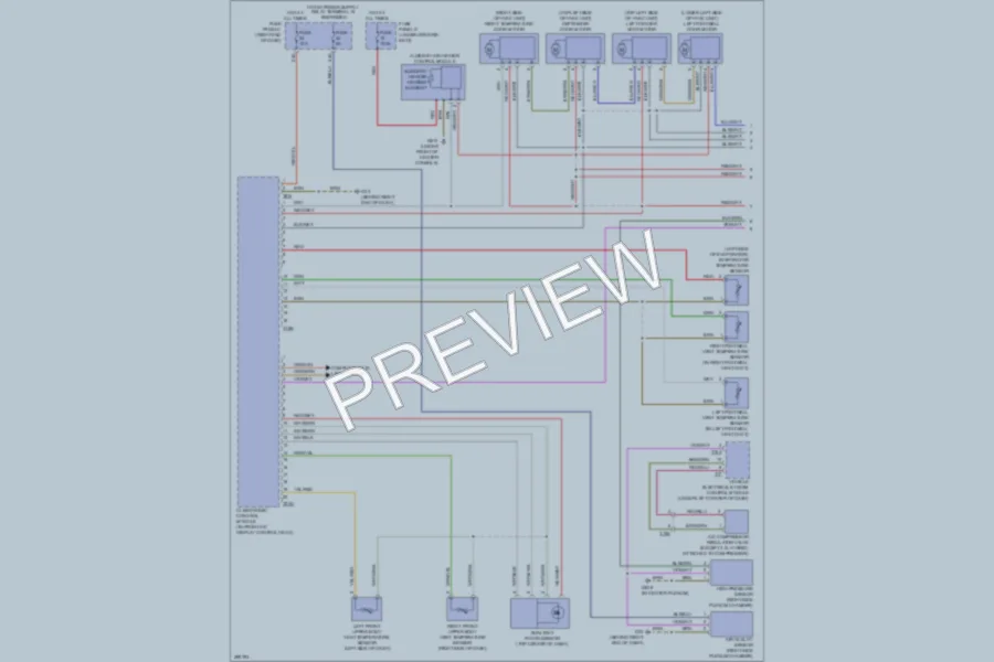 2013 Volkswagen Touareg Air Conditioning wiring diagram preview