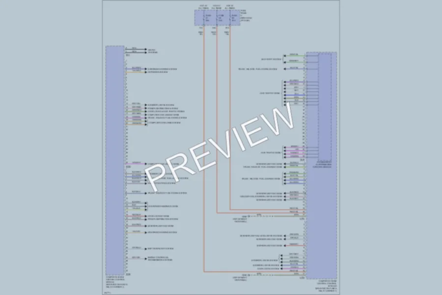 2013 Volkswagen Touareg Body Control Modules wiring diagram preview