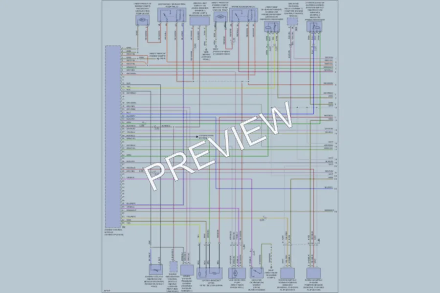 2013 Volkswagen Touareg Engine Performance wiring diagram preview