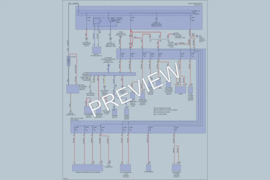 2013 Volkswagen Touareg Power Distribution wiring diagram preview