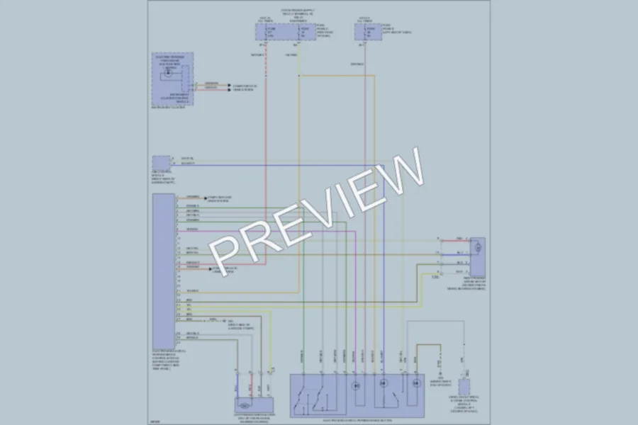 2013 Volkswagen Touareg Shift Interlock wiring diagram preview