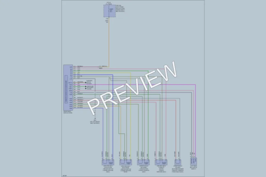 2013 Volvo C30 Memory Systems wiring diagram preview