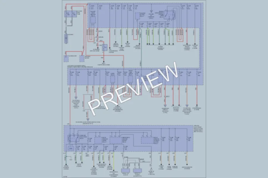 2013 Volvo C30 Power Distribution wiring diagram preview