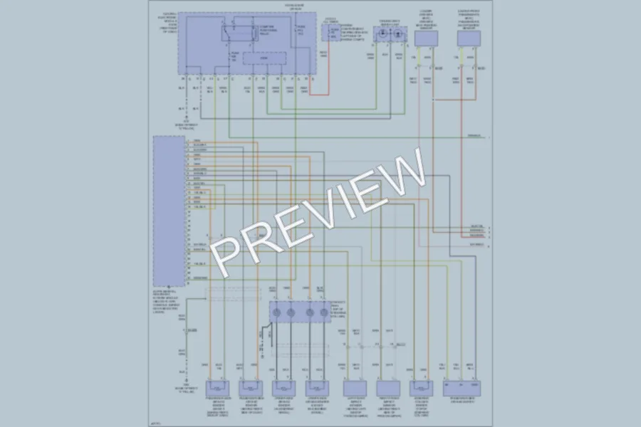 2013 Volvo C30 Supplemental Restraints wiring diagram preview