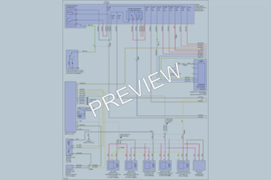 2013 Volvo C70 Air Conditioning wiring diagram preview